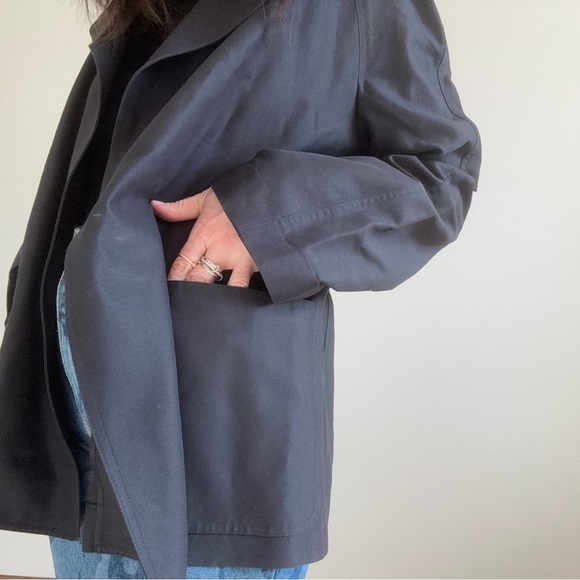 Anne Klein Open Front Jacket Blazer Black Large - Picture 2 of 12